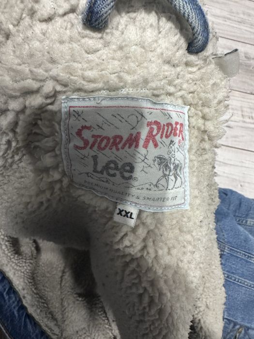 kurka jeansowaa zimowa z futerkiem Lee