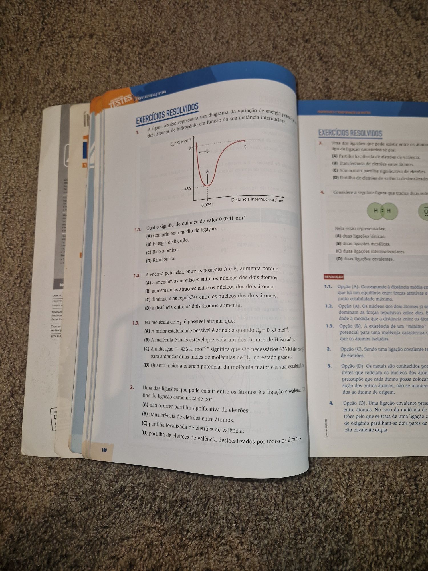 Preparar os Testes Física e Química A 10°ano