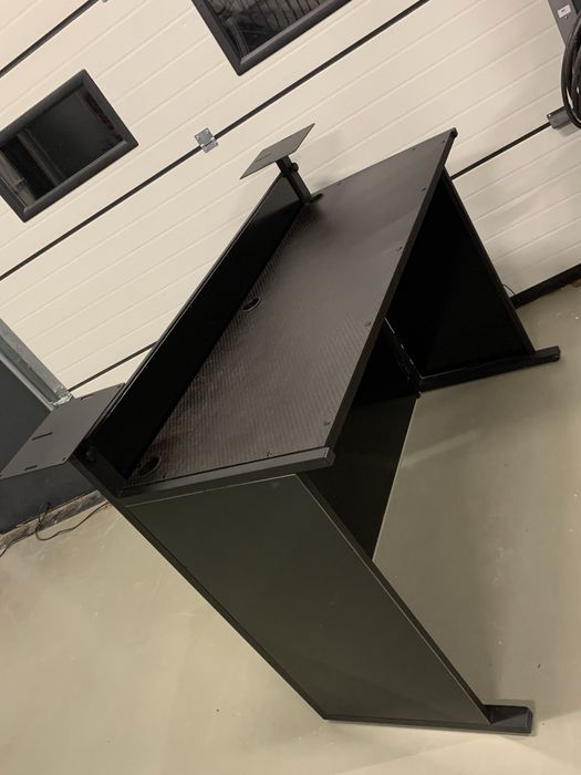 Mobilny stół dj alumniowy