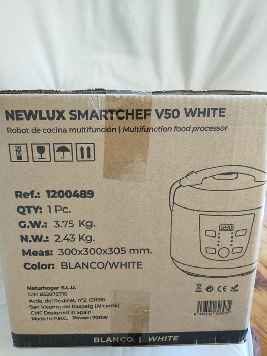 Robot de cozinha Newlux SmartChef v50 white