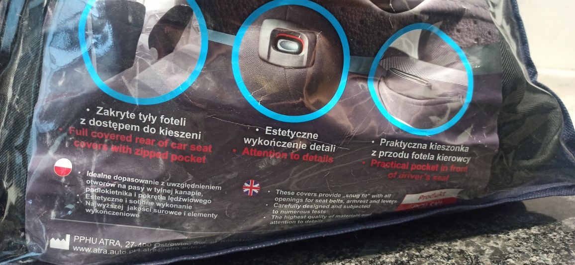 Pokrowce miarowe do samochodu Toyota Auris II Kombi Atra