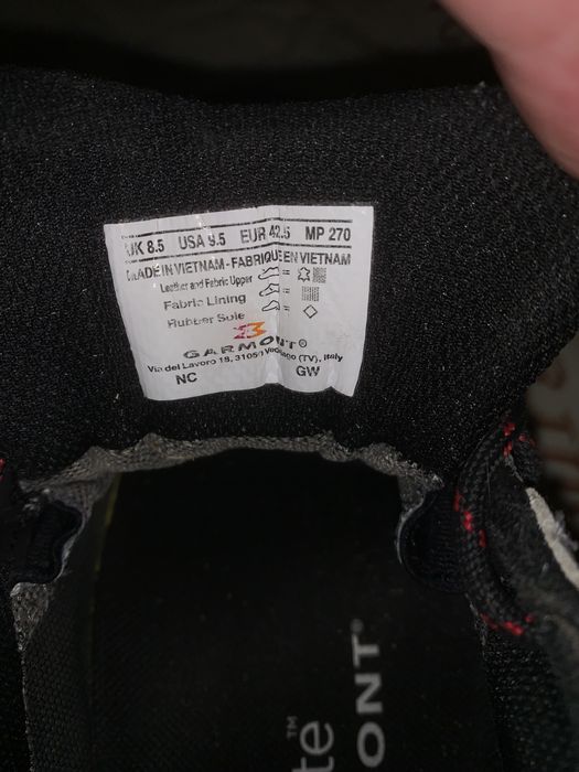 Черевики трекінгові чоловічі Garmont DRAGONTAIL TECH Gore-Tex.42p.27см