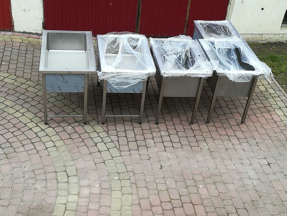 Basen, zlew 1 komorowy do kuchni stal nierdzewna 120x600x850 gł kom 28