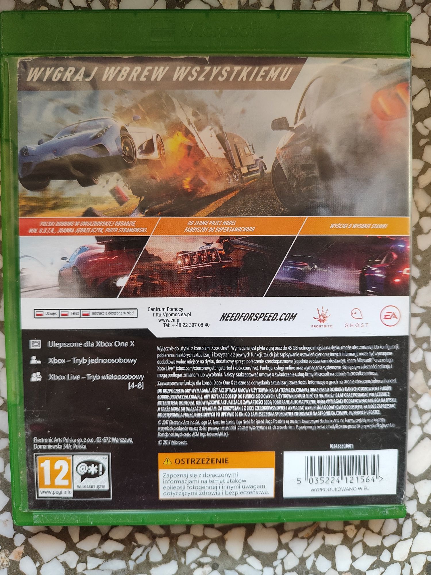 Need For Speed Payback PL Xbox one Series X