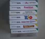 DS - 8 caixas e manuais de jogos - Monster High Rio Barbie outros