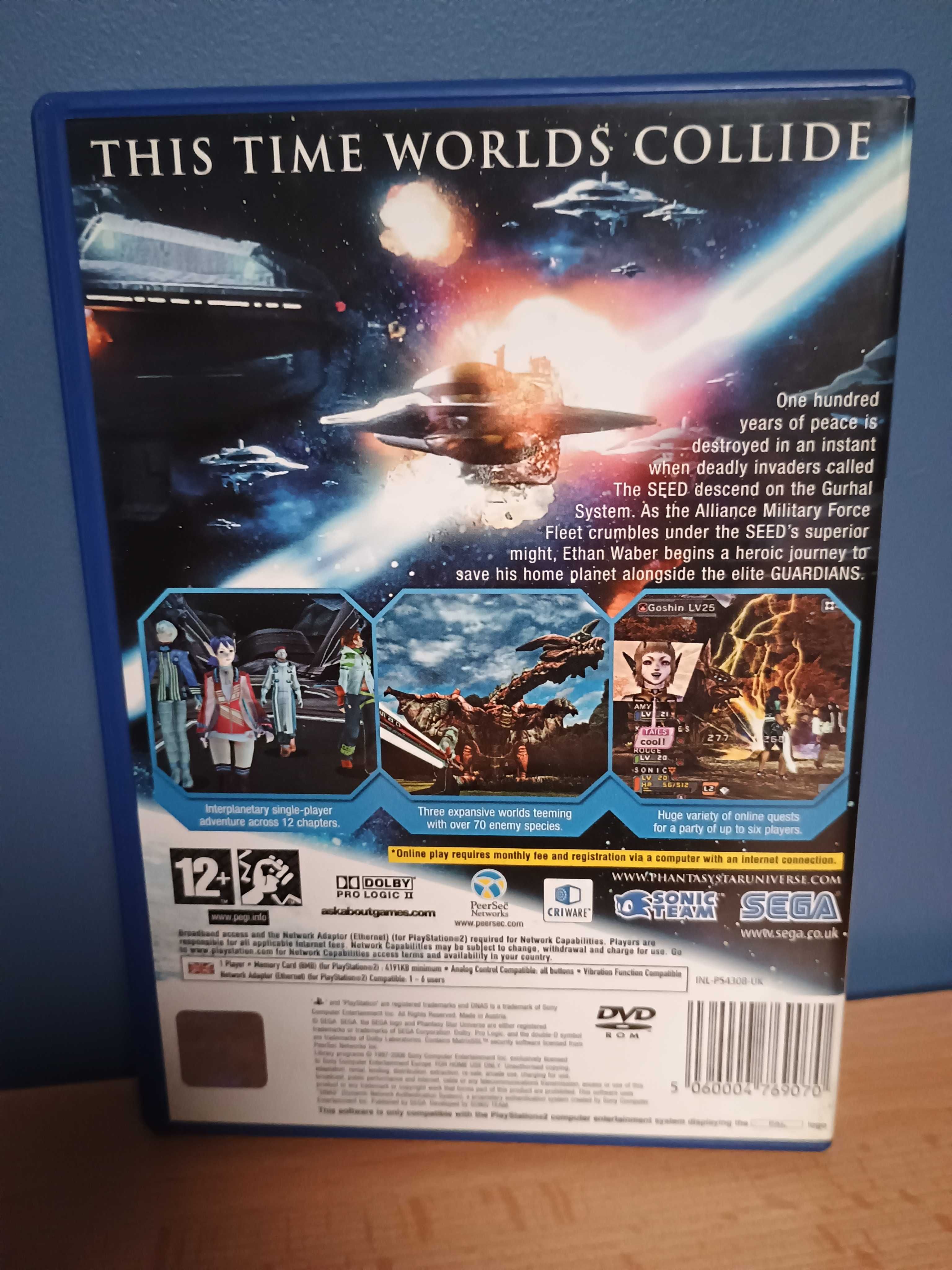 Phantasy Star Universe PS2 PlayStation 2 angielska komplet