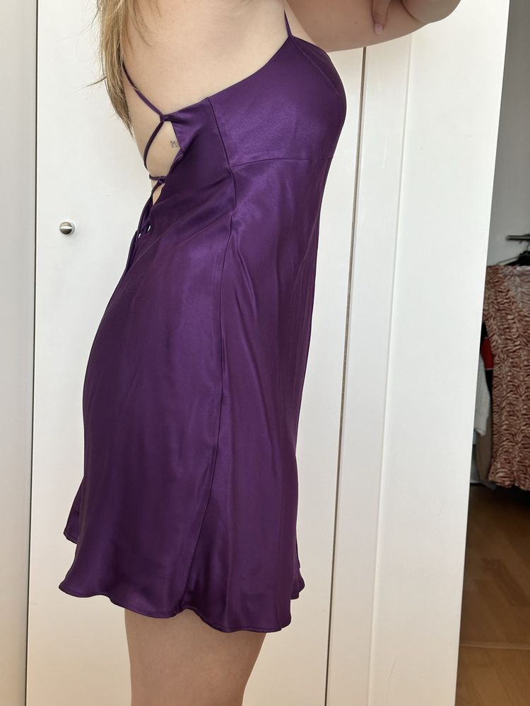 Vestido roxo Zara