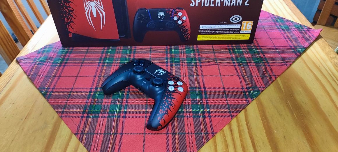 Comando Spiderman II (2) Dualsense Playstation 5 (PS5) NOVO