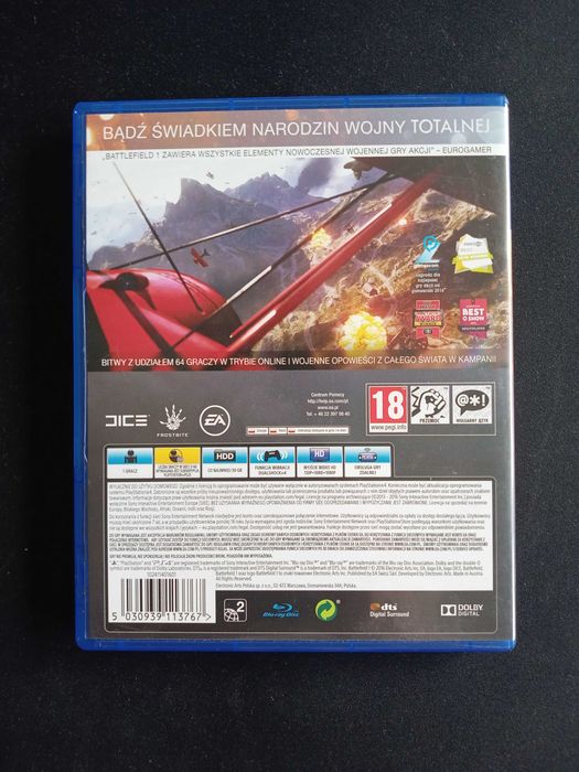 Battlefield 1 PS4 PS5 pl
