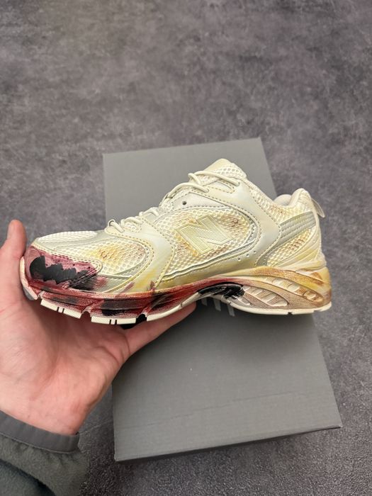 КРОСІВКИ New Balance 530 Custom White Beige НА ЗИМУ