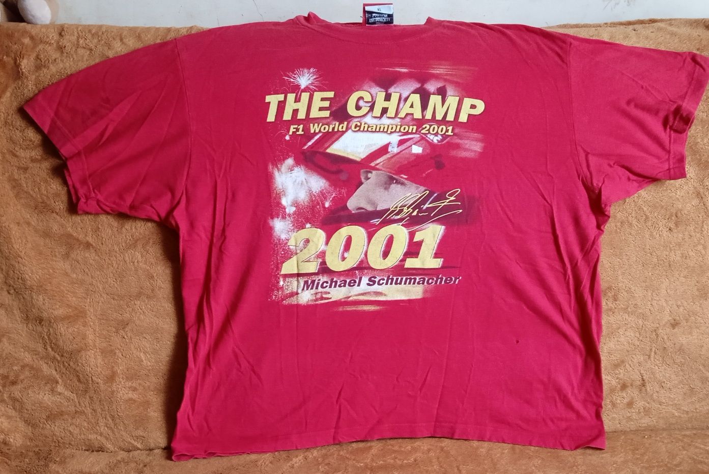 Michael Schumacher F1 World Champion 2001, t-shirt XL