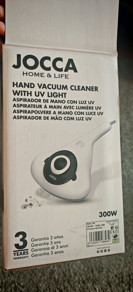 Aspirador de mão c/luz UV