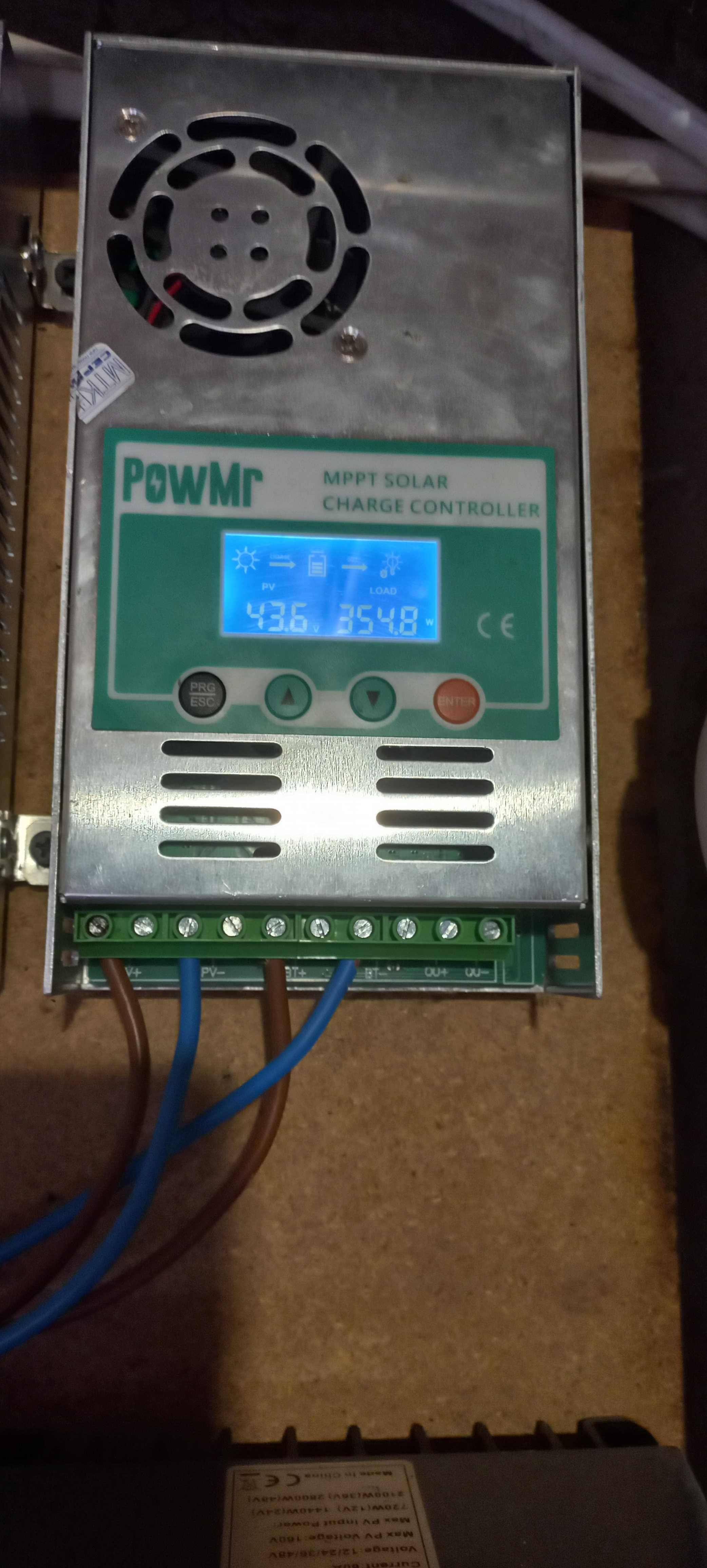 Контроллер солнечных панелей PowMr 60a mppt