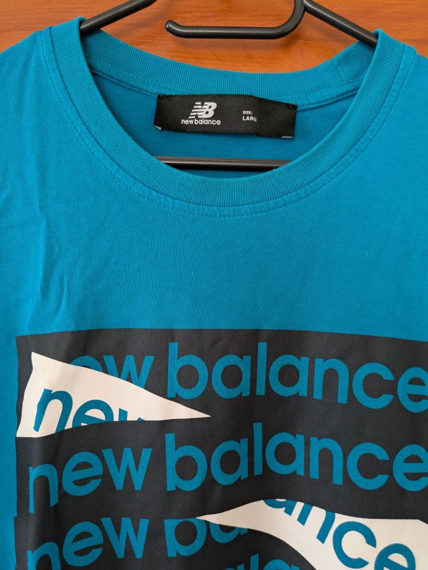Koszulka "New Balance", w bardzo dobrym stanie, rozmiar L, bawełna.
