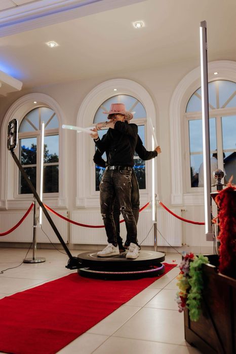 Fotobudka Videobudka 360 Fontanny iskier Ciężki dym