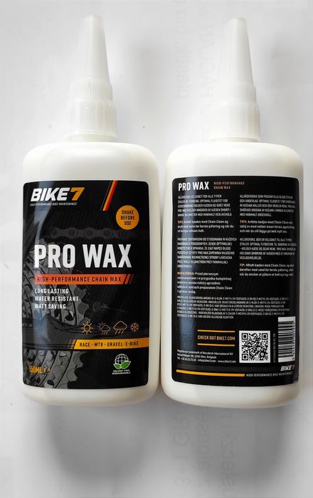 Woskowy Smar do łańcucha Bike7 Pro WAX 150ml Na każdą pogodę Jakość!