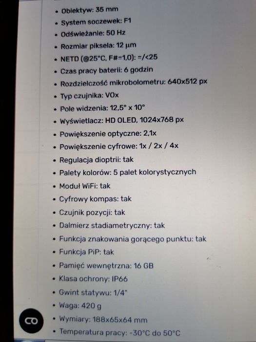 Termowizor infiray Eye E6+V3