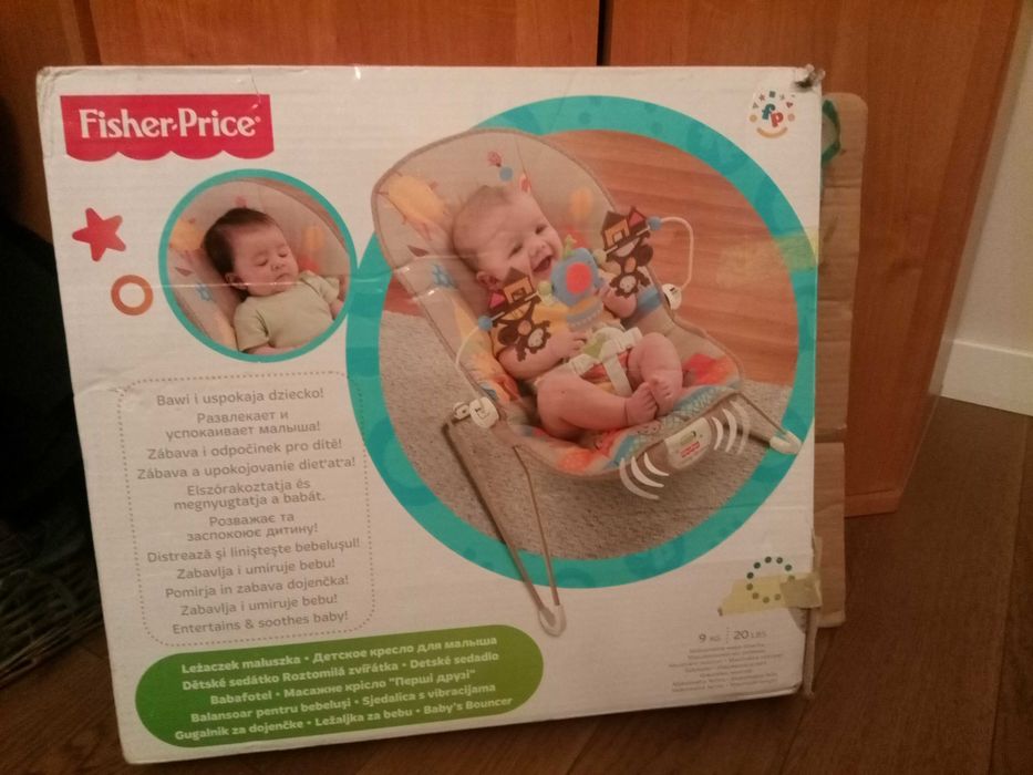 Leżaczek Bujaczek Fisher Price do 9 kg