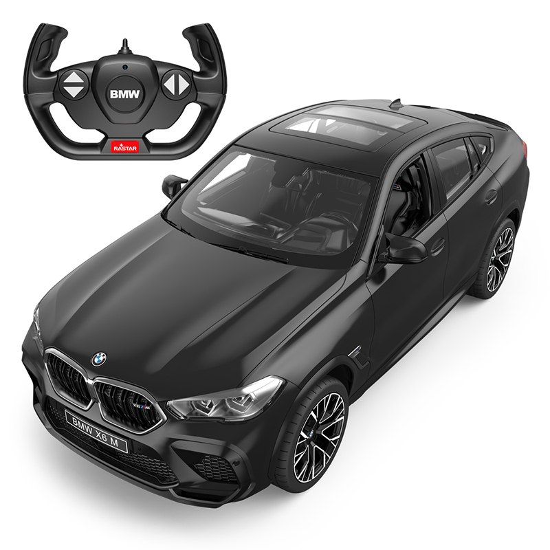 Autko auto zdalnie sterowane  BMW X6 M 1:14 RASTAR Czarny