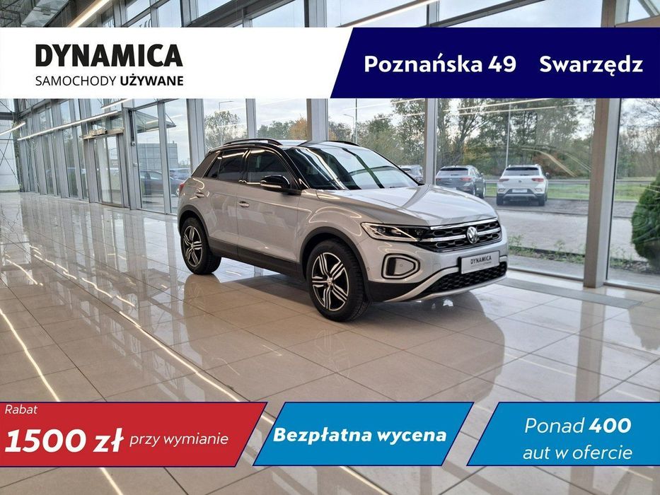 Volkswagen T-Roc Style 1.5TSI 150KM DSG 2022/2023 r., salon PL, f-a VAT, 44tys.km przeb