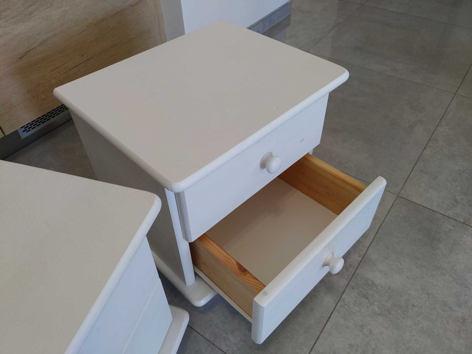 Szafki nocna biała 35x42x40 Wrocław Psie Pole cena za dwie