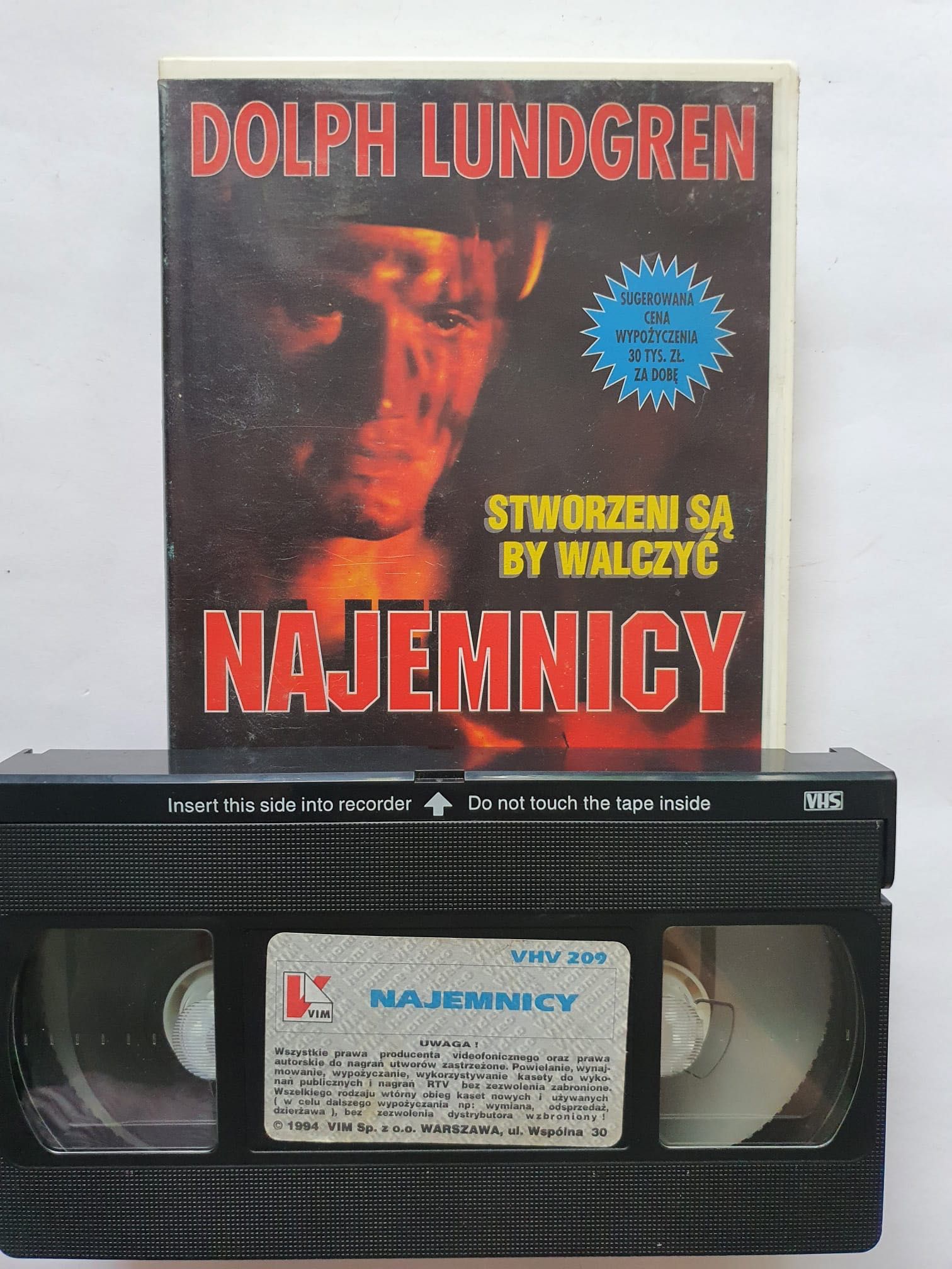 Najemnicy - kaseta Vhs