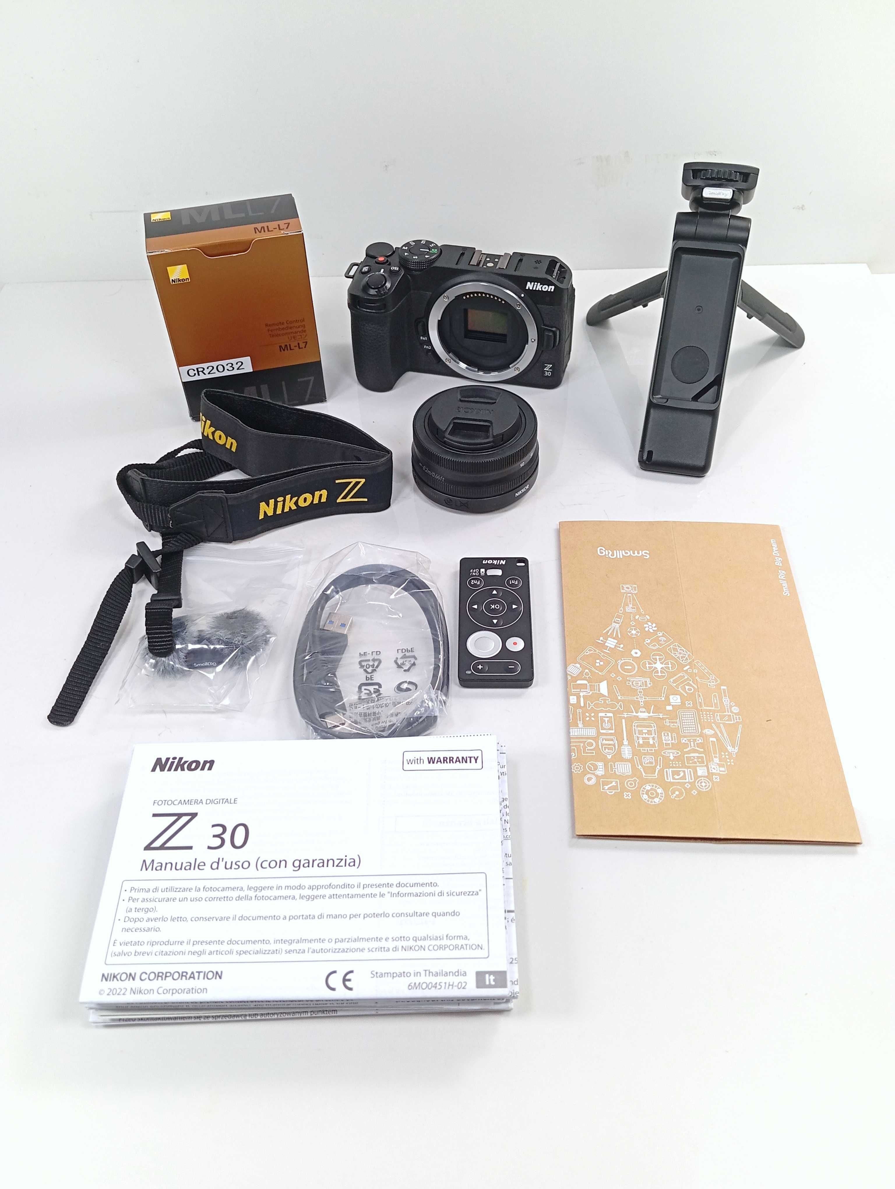Aparat Nikon Z30 DX 16-50 KIT Statyw, Obiektyw Body Pilot Gwarancja