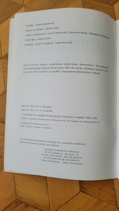 Matematyka z plusem ćwiczenia