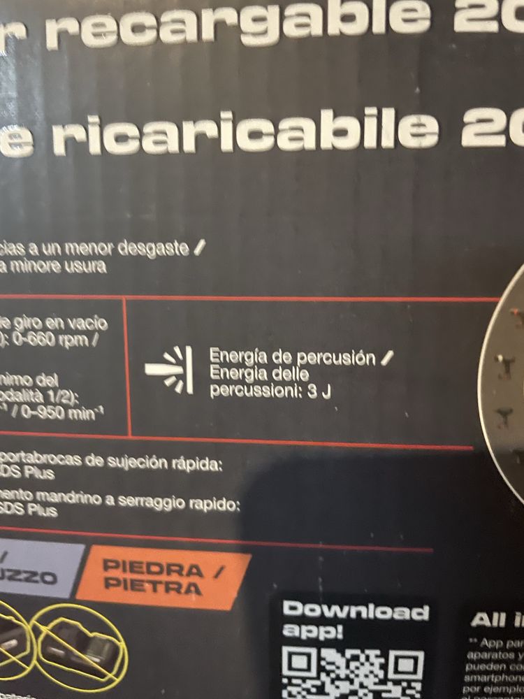 Torna| Martelo Perfurador 3j | Berbequim Parkside Performance 20v NOVO