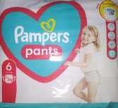 Pampers pants 6 pieluchomajtki 36 sztuk pieluchy