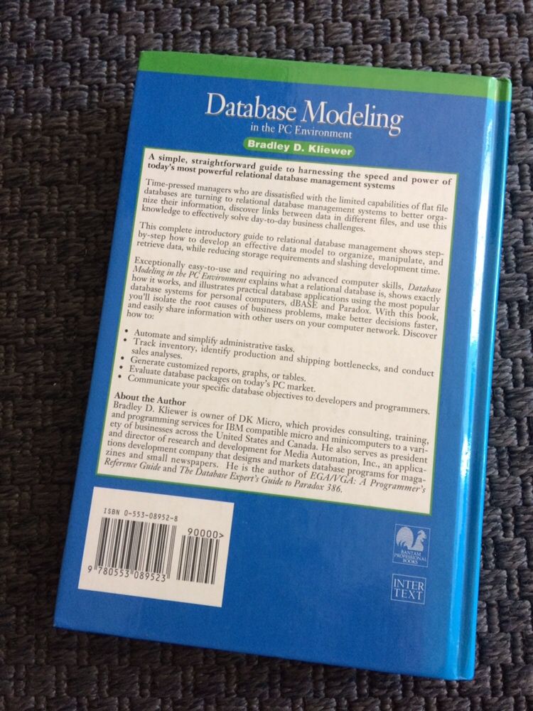 Database Modeling in the PC Environment