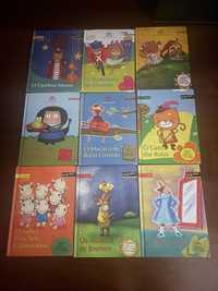 9 Livros infantis colecao pingo doce com CD