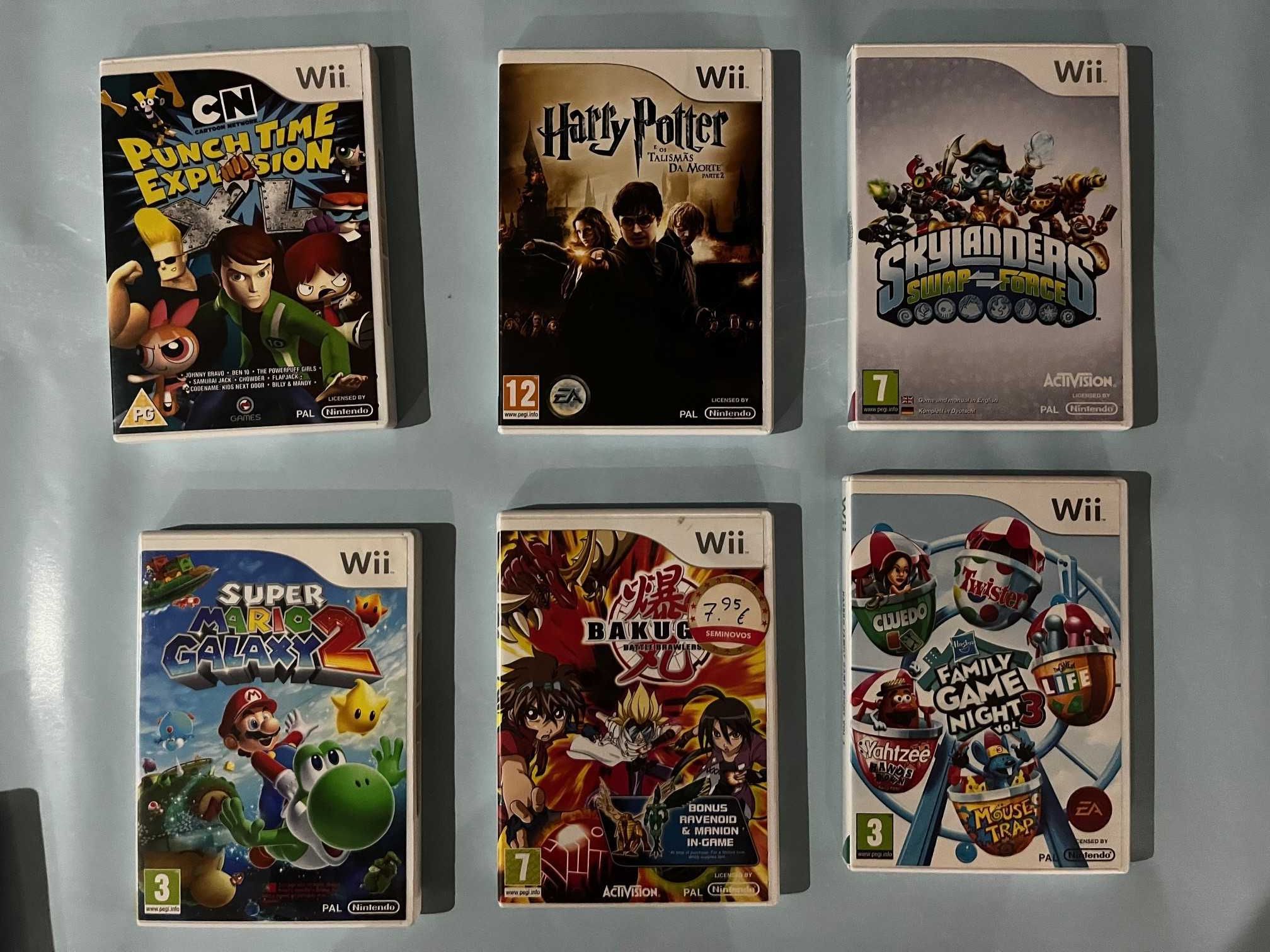 Lote de 6 jogos para a WII - Não vendo à unidade