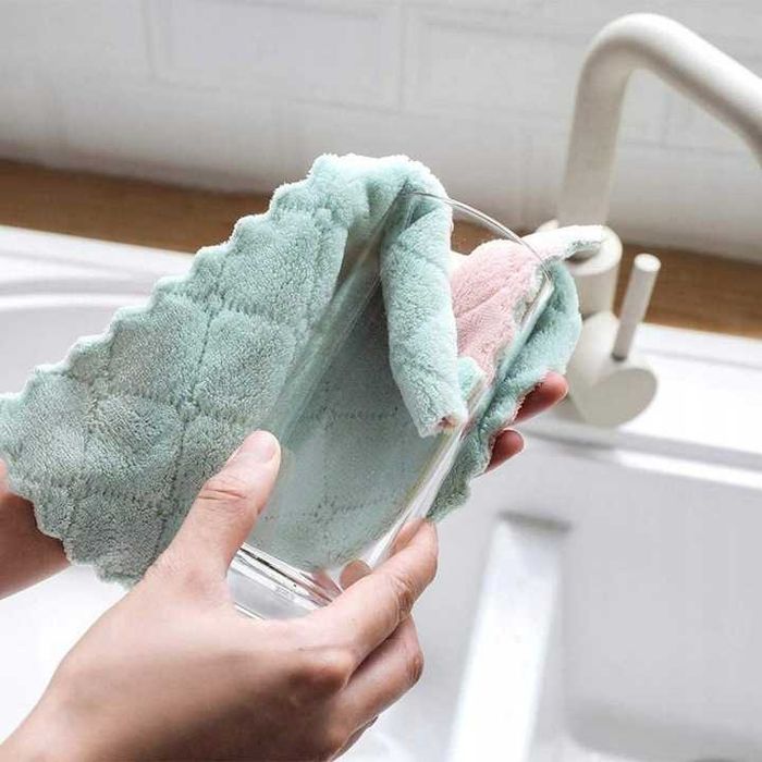 ŚCIERKA ŚCIERECZKA do SPRZĄTANIA mycia 23x13 cm Miękka Chłonna 5 szt.