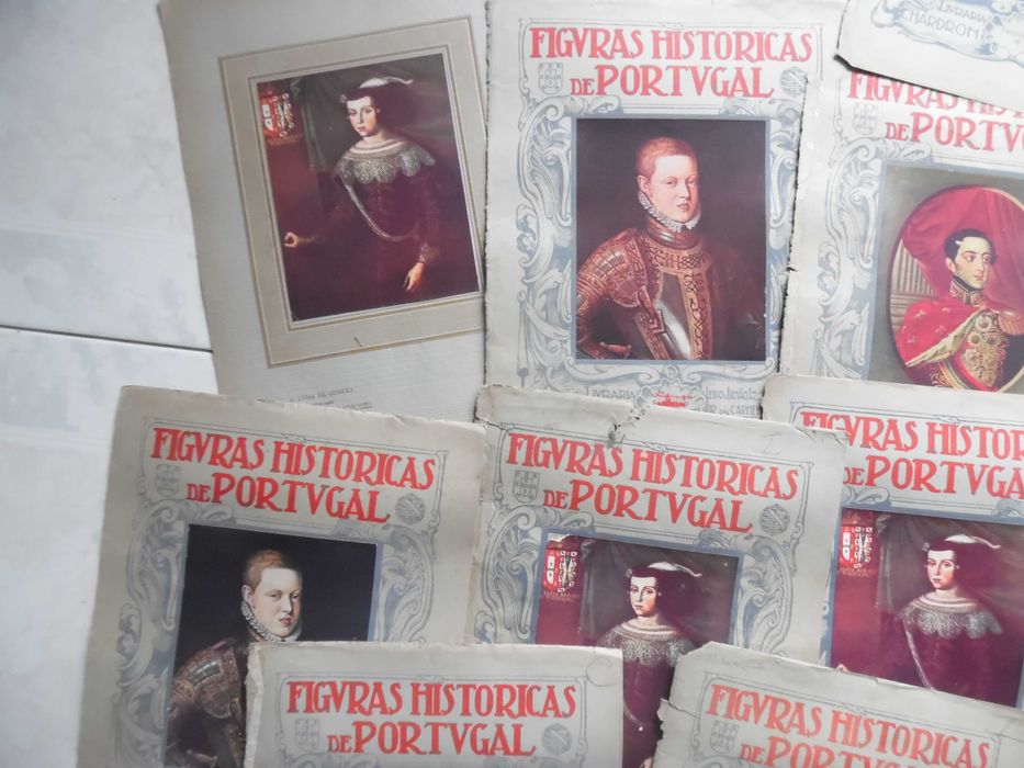 Lote de 11 impressões antigas tipo posters