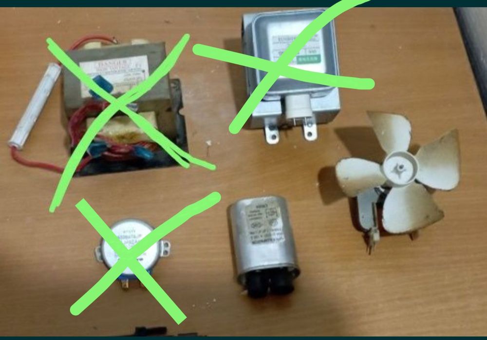 Запчастини микрохвильовка