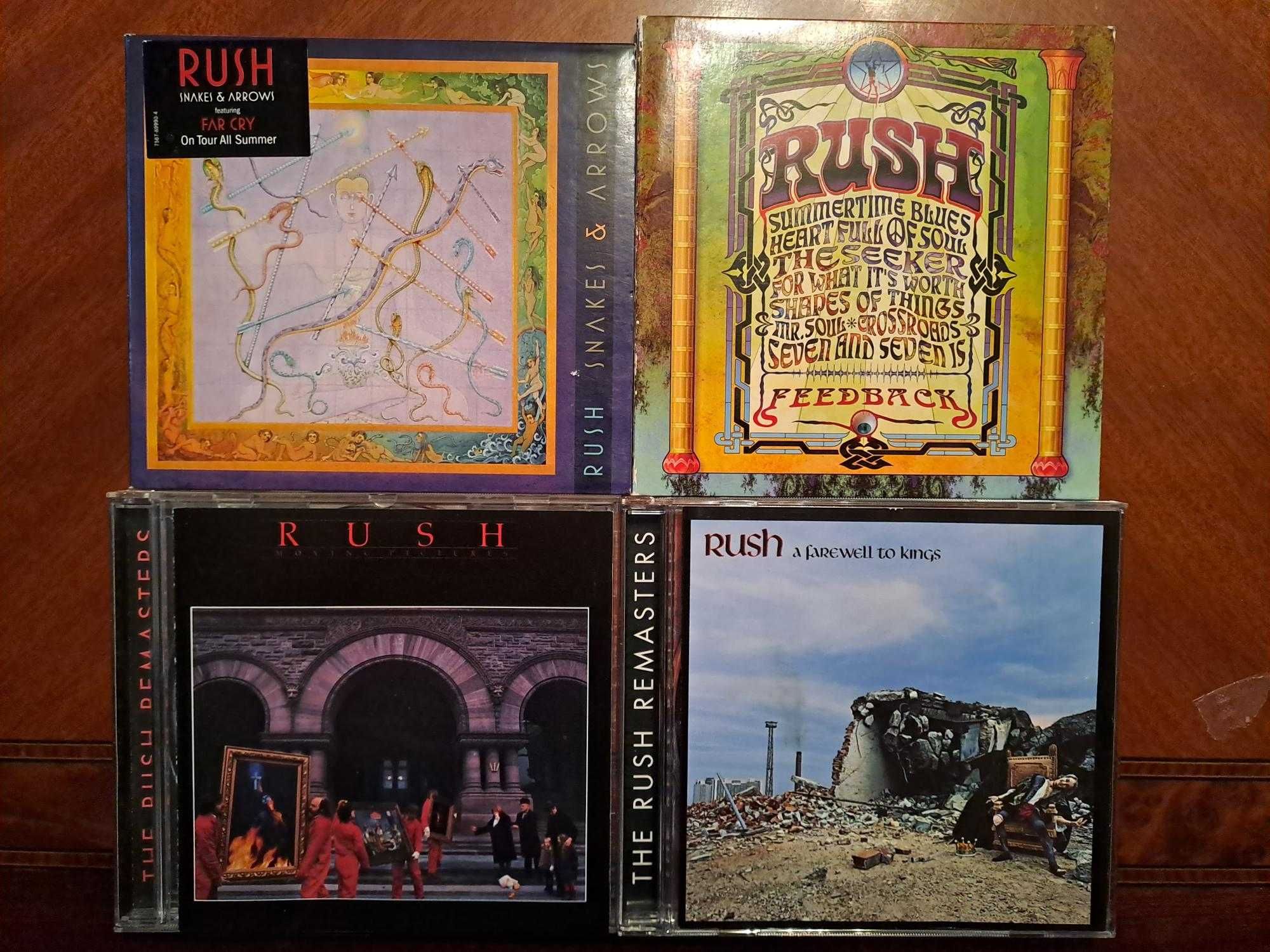 RUSH - płyty CD ‎–wydania nowsze zremasterowane oraz starsze i rzadsze