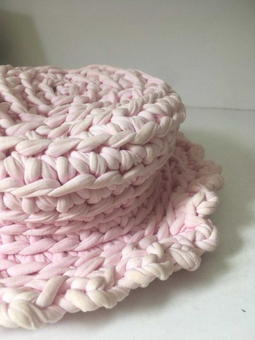 Chapéu Cor-de-Rosa de Trapilho