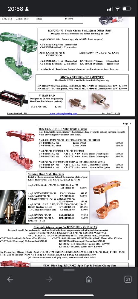 Amortecedor direção ktm/Husqvarna