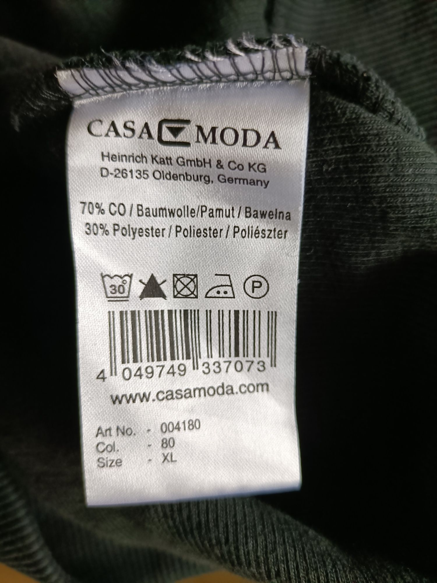 Bluza męska  Casa Moda,czarna,