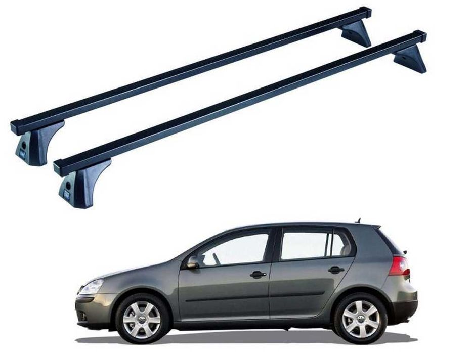 Bagażnik dachowy Volkswagen GOLF V 5 2003 do 2008 bazowy belki relingi