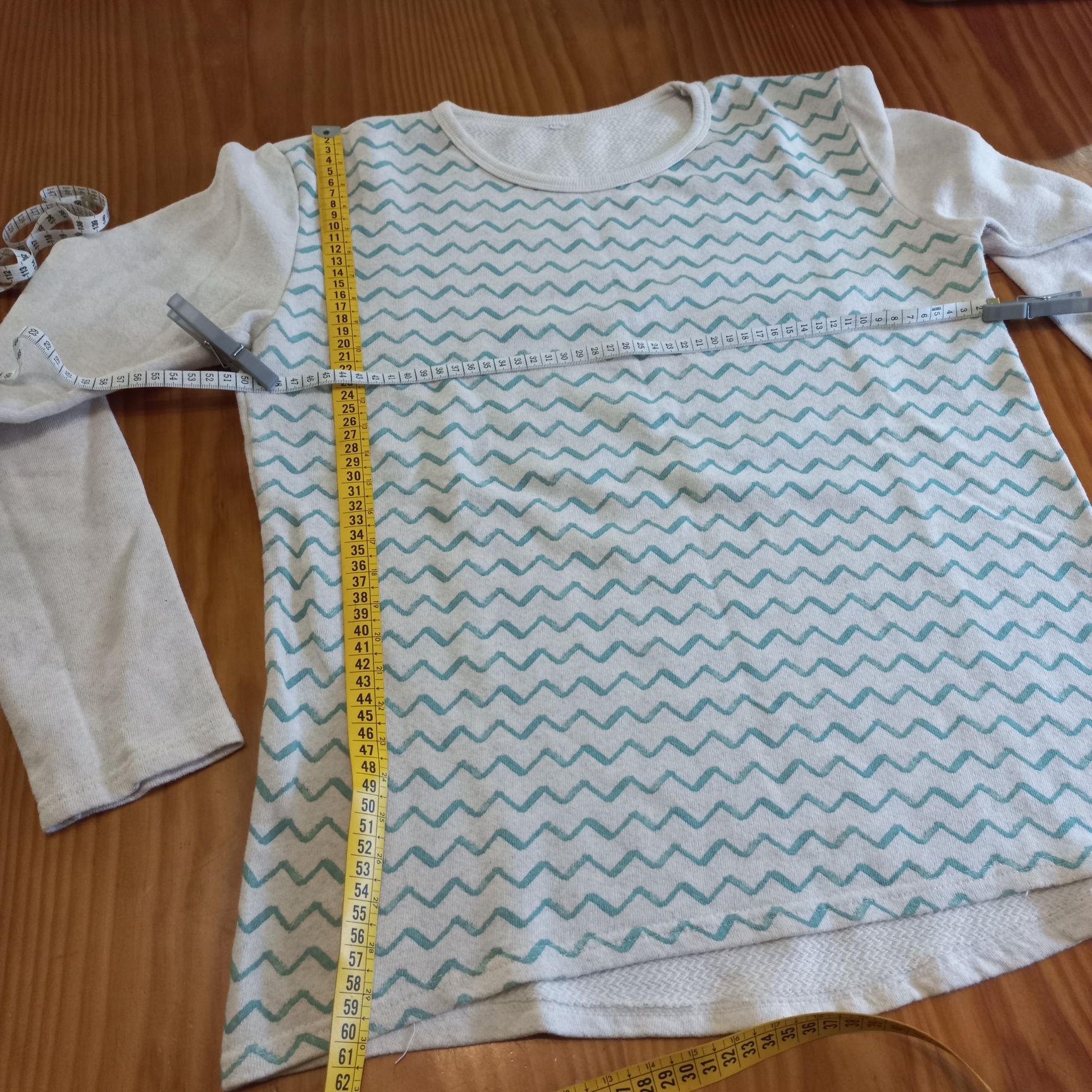 Camisola unisexo riscas zig-zag Tam.L