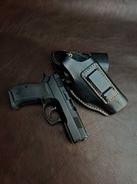 Кобура для пістолета CZ 75 D compact, кобура CZ 75 SP-01 SHADOW, шкіра