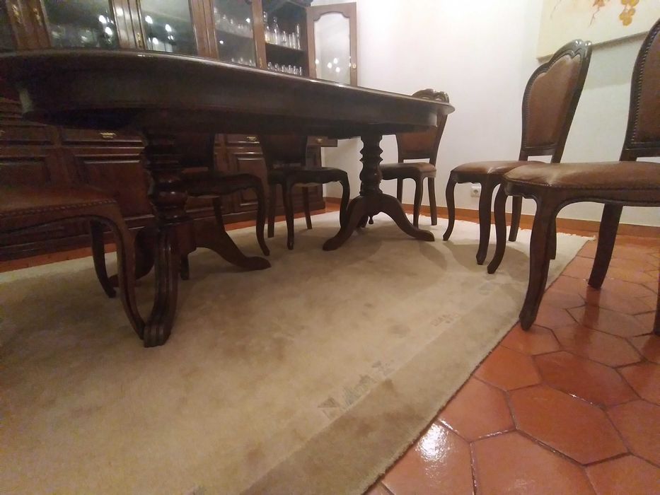 Móveis de sala jantar madeira maciça