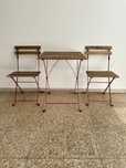 Conjunto Mesa + 2 cadeiras para área externa