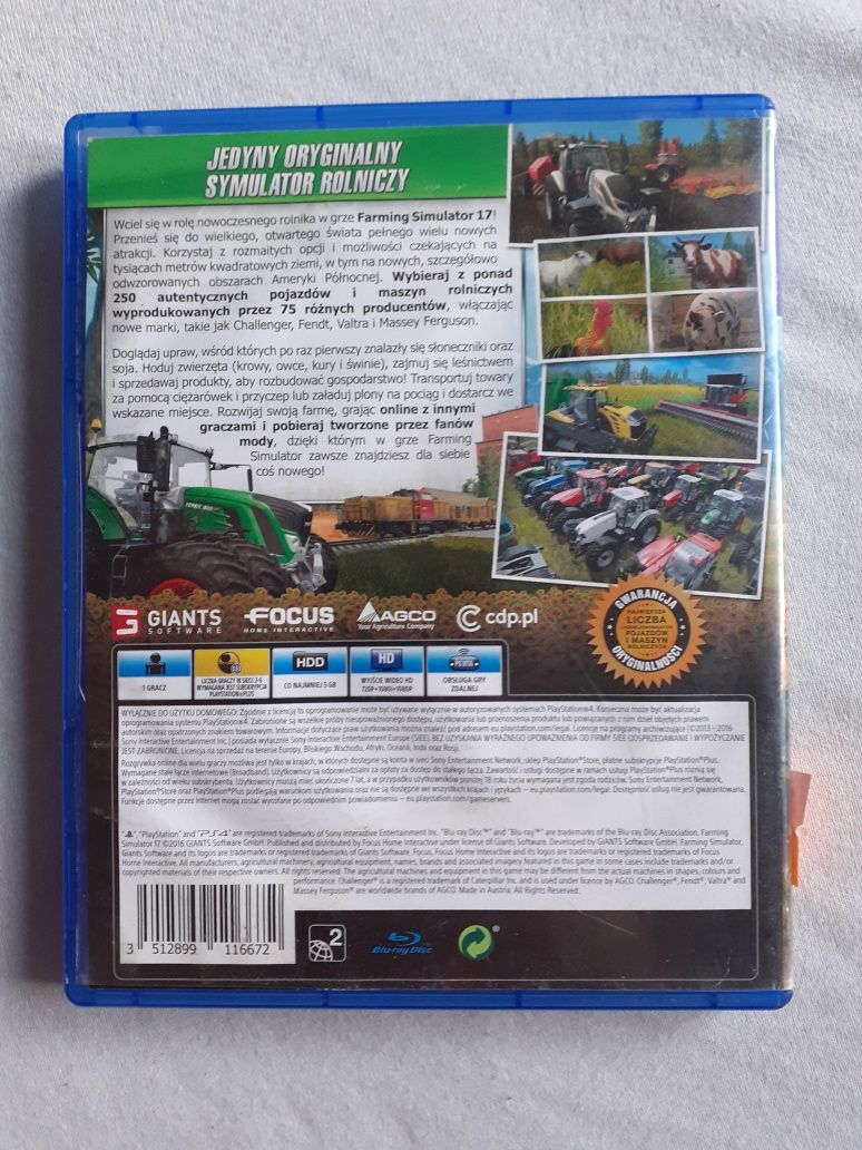 Farming simulator 17 PS4