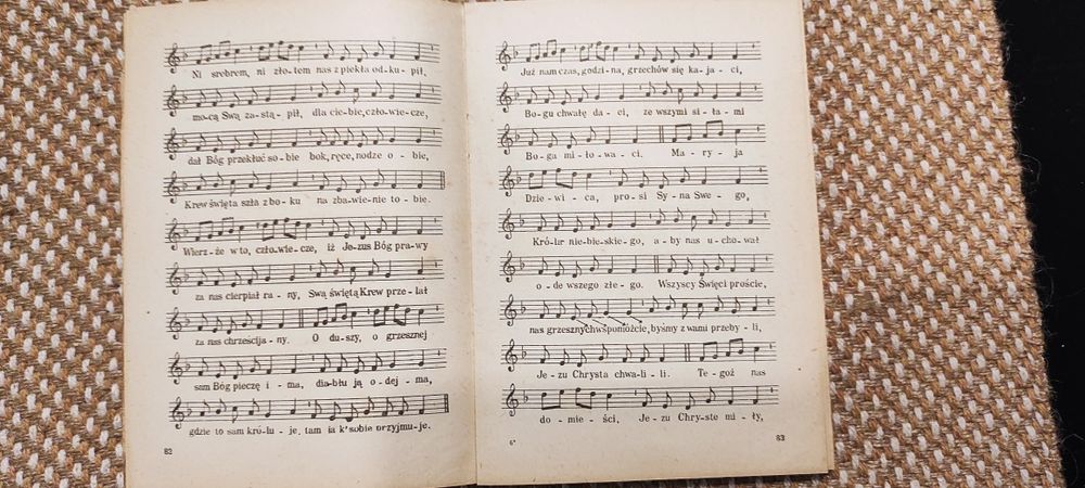 Stary Śpiewnik kościelny 1956 PRL