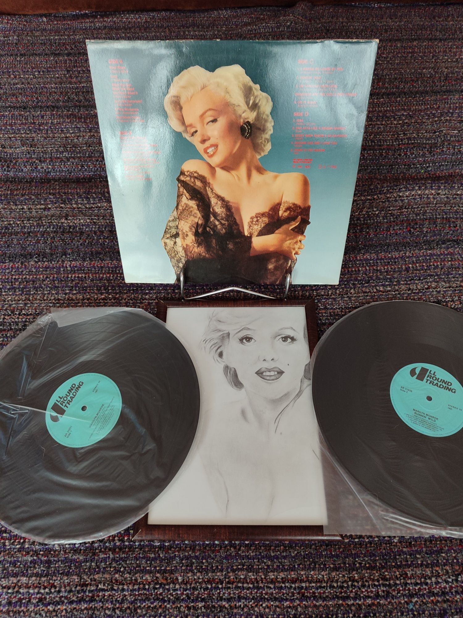 Winyle Marilyn Monroe album dwie płyty.