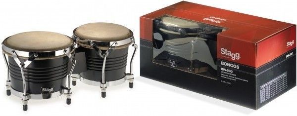 Bongo latynoskie Stagg BW-200-BK