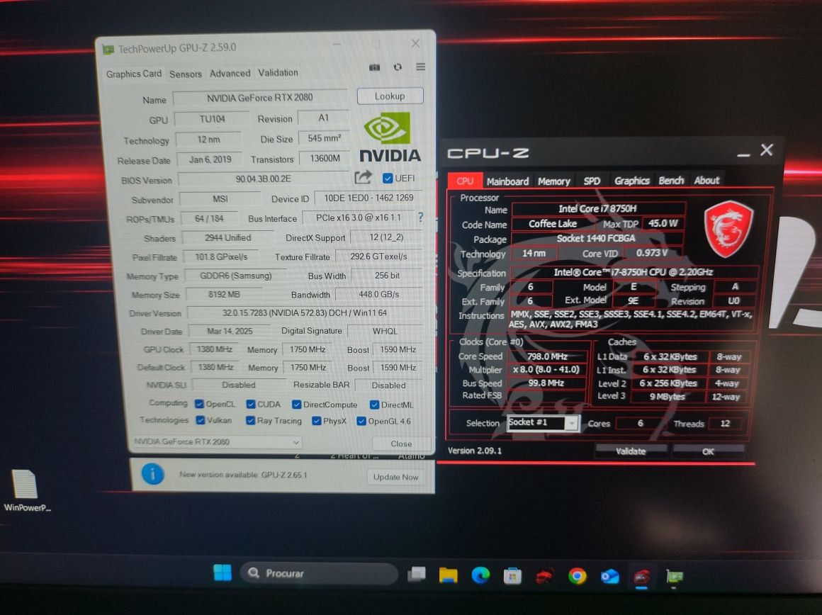 MSI Titan GT63 RTX 2080 8gb PREÇO FINAL